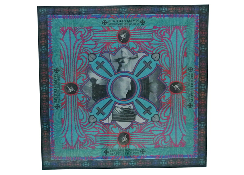 楽天市場】CHROME HEARTS FRAMED MAPPLETHORPE SILK SCARF クロム