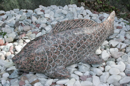 楽天市場】【送料無料】鯉(赤茶色)玉砂利などと一緒に飾って頂くとより