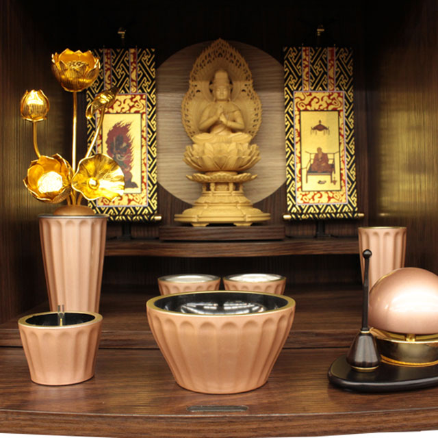 楽天市場】【13号 ミニ仏壇 名月】タモ ナチュラル ウォールナット 上