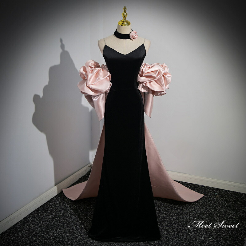 楽天市場】カラードレス ロングドレス パーティードレス ピンク