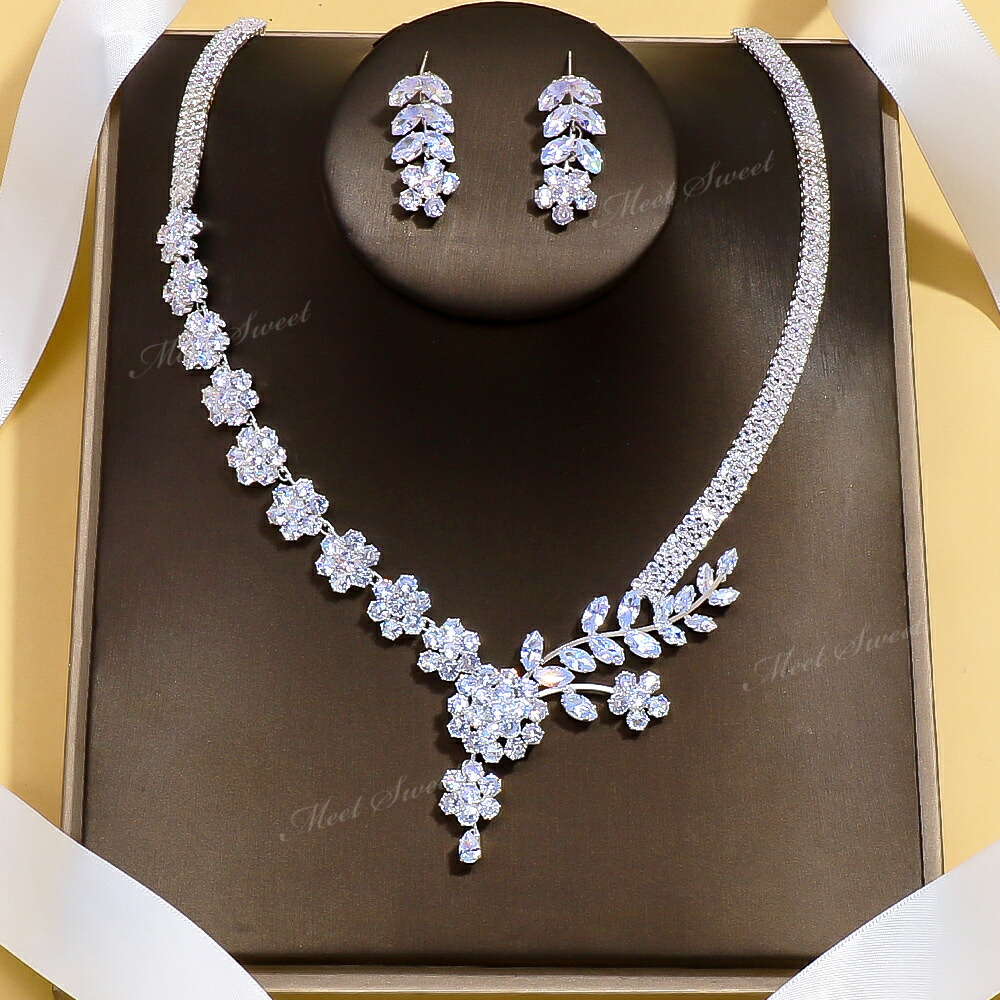 楽天市場】ネックレス イヤリング ピアス セット フラワー