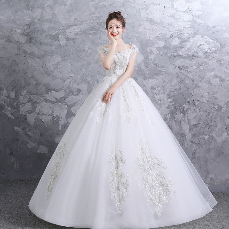 楽天市場】ウェディングドレス 白 オフホワイト レース 結婚式 花嫁