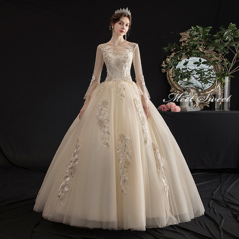 楽天市場】ウェディングドレス シャンパン オフホワイト 二次会ドレス