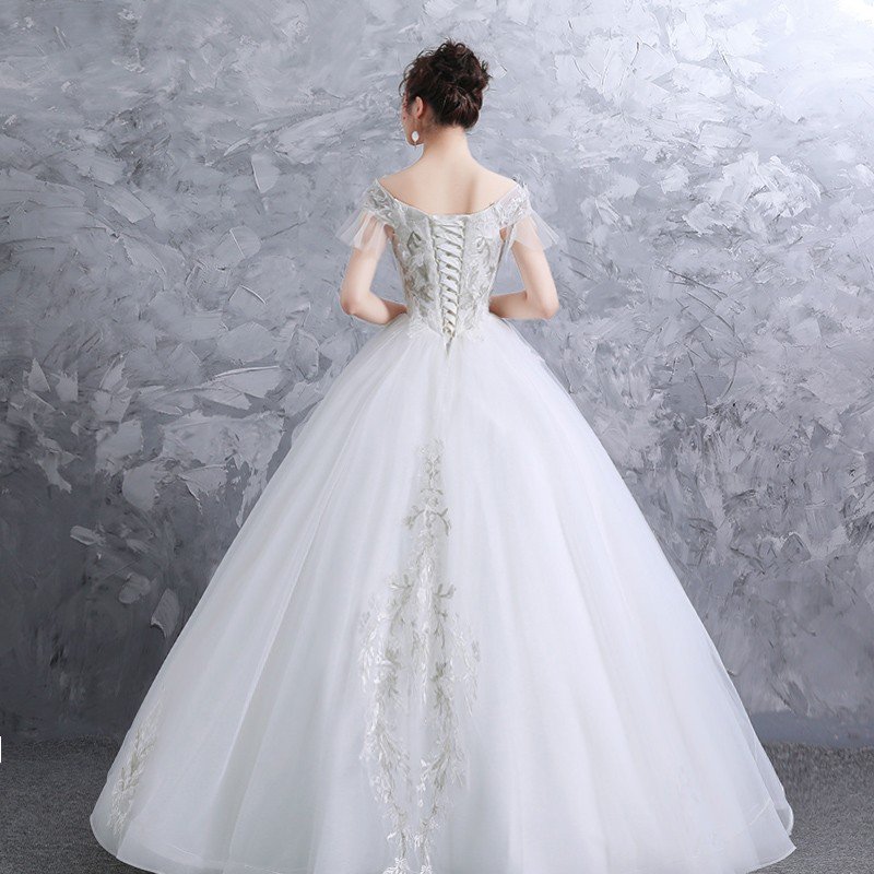 楽天市場】ウェディングドレス 白 オフホワイト レース 結婚式 花嫁