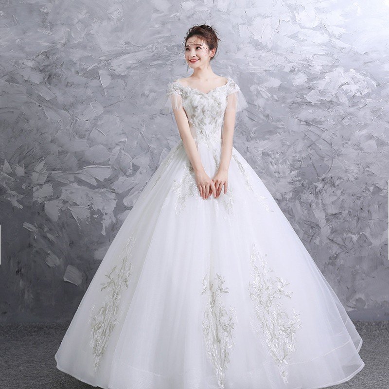 楽天市場】ウェディングドレス 白 オフホワイト レース 結婚式 花嫁