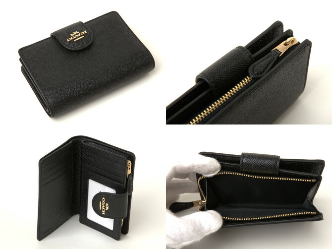 楽天市場】コーチ COACH 二つ折り財布 ラグジュアリー クロスグレーン