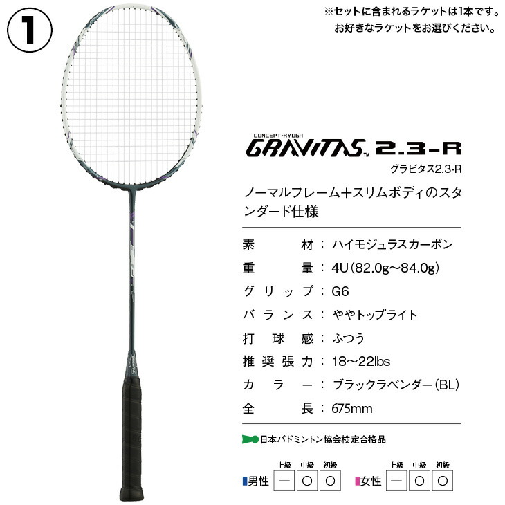 楽天市場】ゴーセン ミズノ バドミントンセット 初心者向け 専門店会
