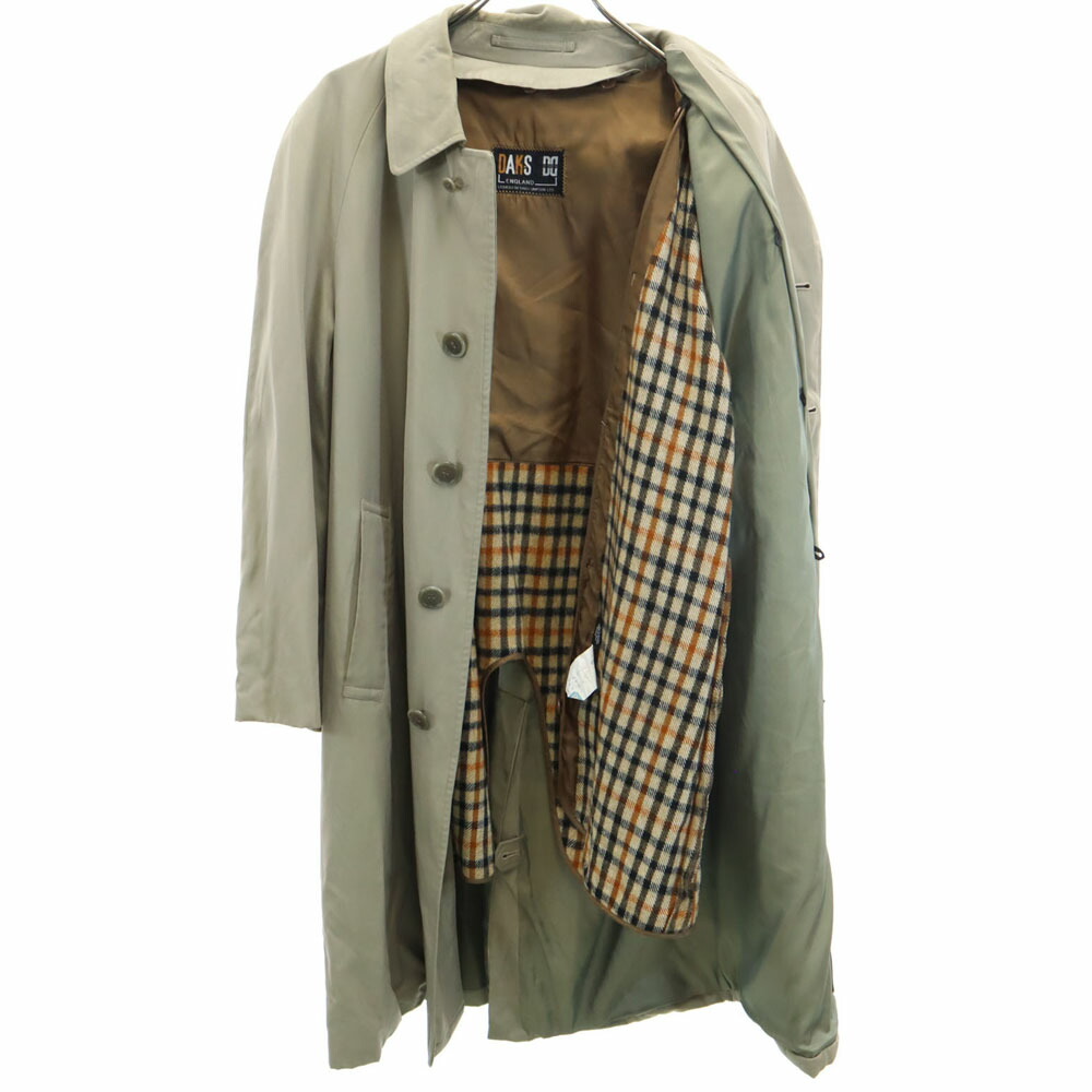 楽天市場】古着 DAKS ダックス リネンブレンド ライナー付き ステン