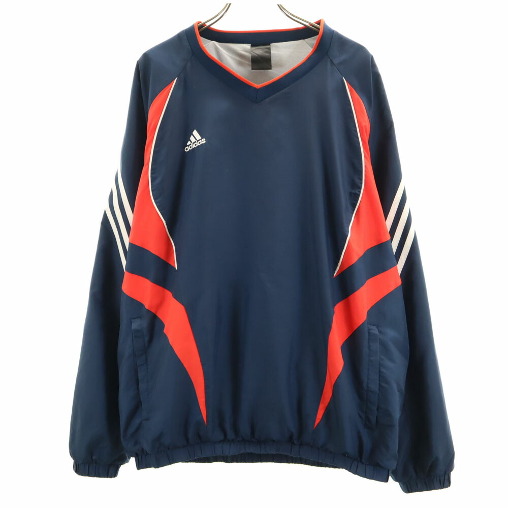 楽天市場】古着 アディダス adidas サッカー 長袖 ピステ ネイビー