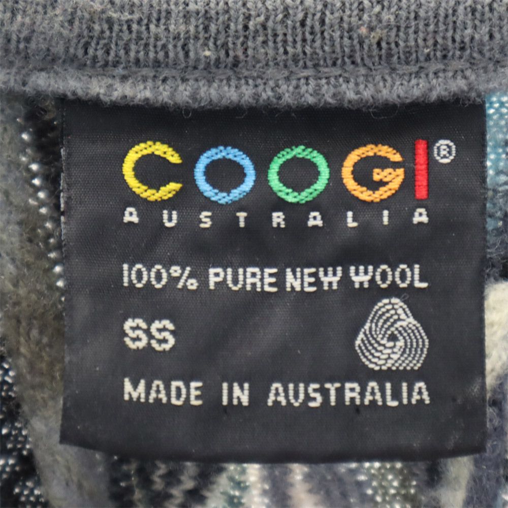 楽天市場】古着 COOGI クージー 90s ウール オールド 3Dニット 総柄