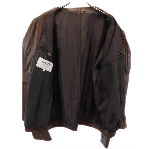 バリー】レザージャケット 羊革 ブラック テーラード 高級感