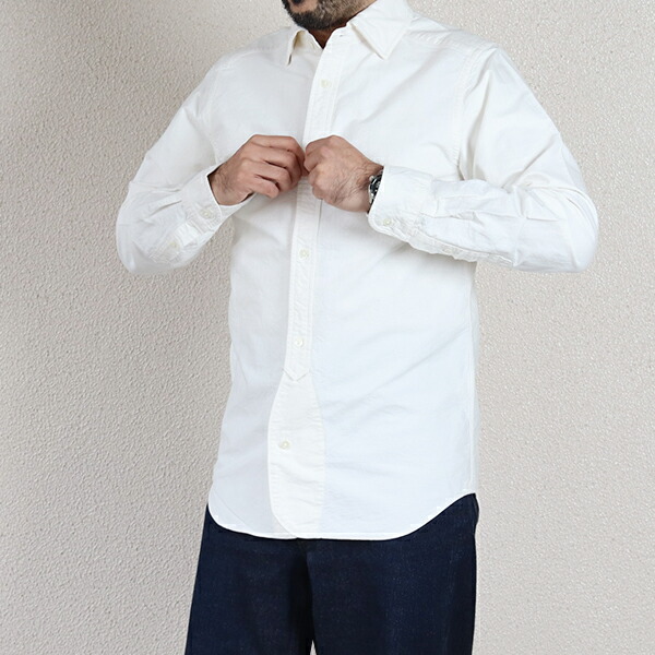 楽天市場】ナイジェル・ケーボン BRITISH OFFICERS SHIRT WHITE NIGEL