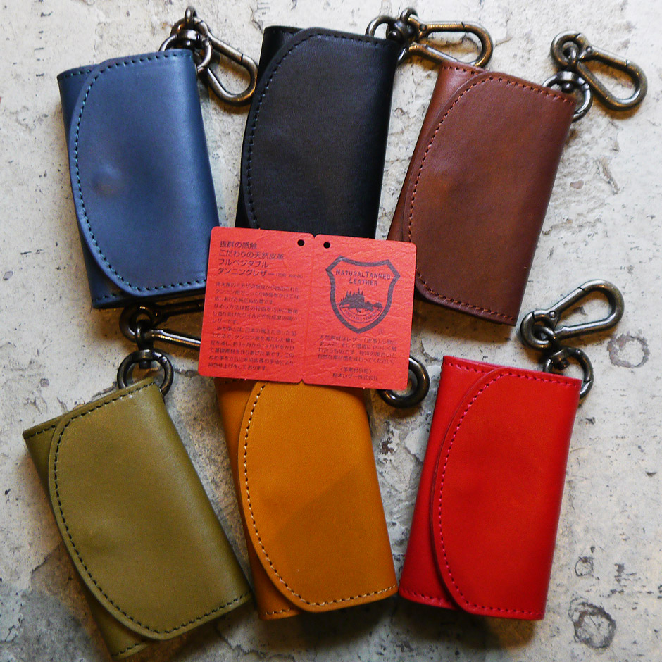 楽天市場】栃木レザー キーケース 小銭入れ付き キーケース ミニ財布