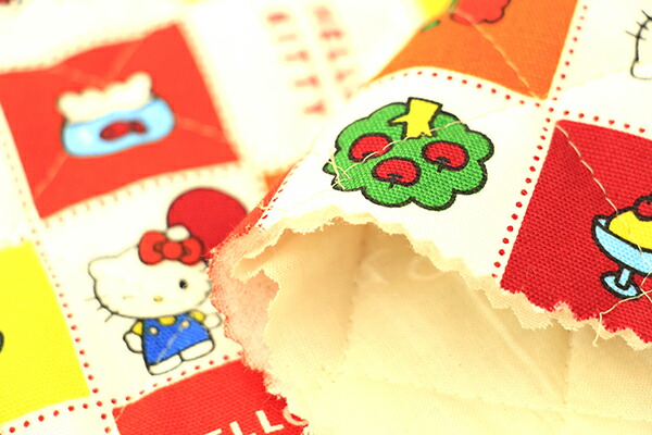 楽天市場】☆キャラクターキルティング☆ 『ハローキティ』ブロック柄