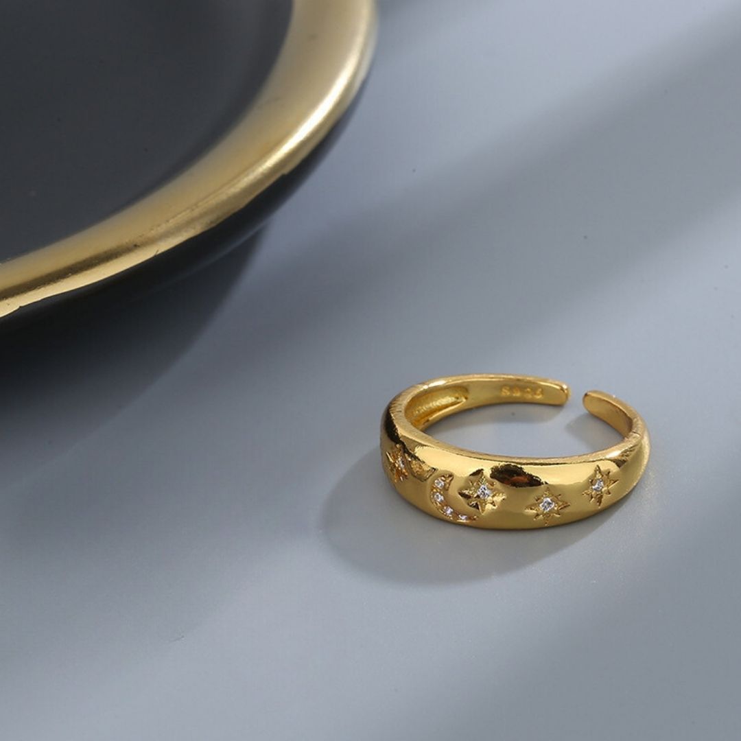 楽天市場】星座 リング 指輪 ゴールド レディース メンズ ダイヤ