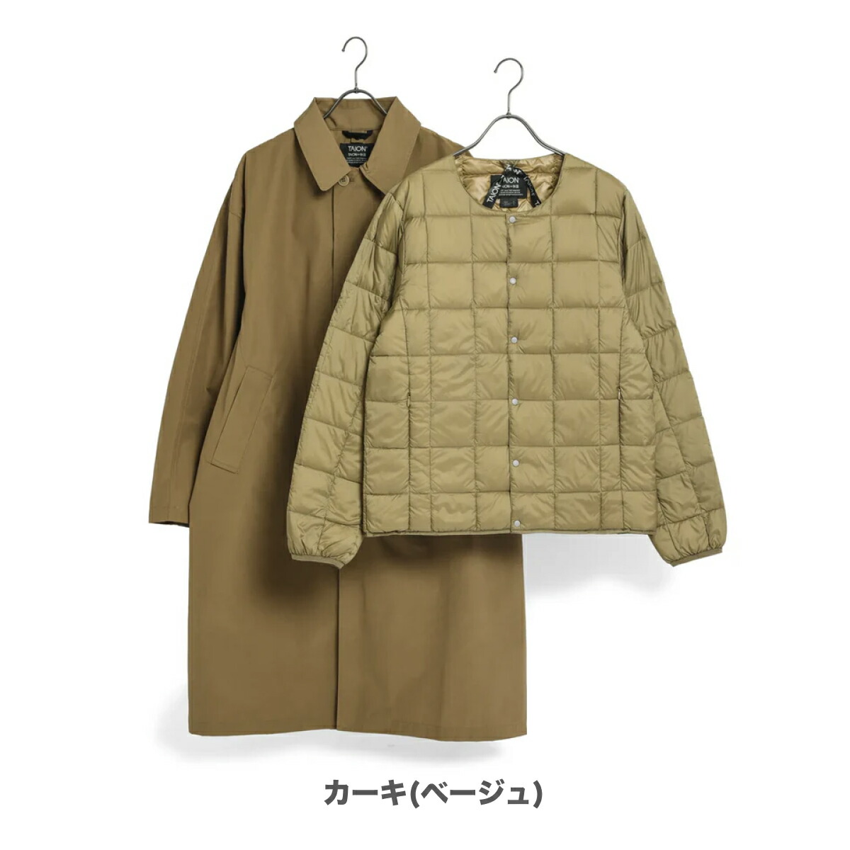 楽天市場】【公式】TAION (タイオン) CR バルカラーコート+ダウン