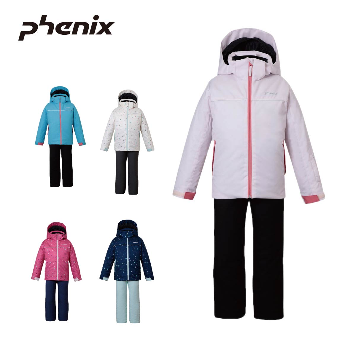 美品】フェニックス 上下セット スキーウェア スノーボード 女の子 160