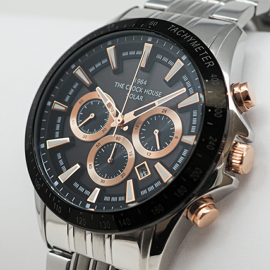 楽天市場】ザ・クロックハウス ソーラー クロノグラフ マジックアワー