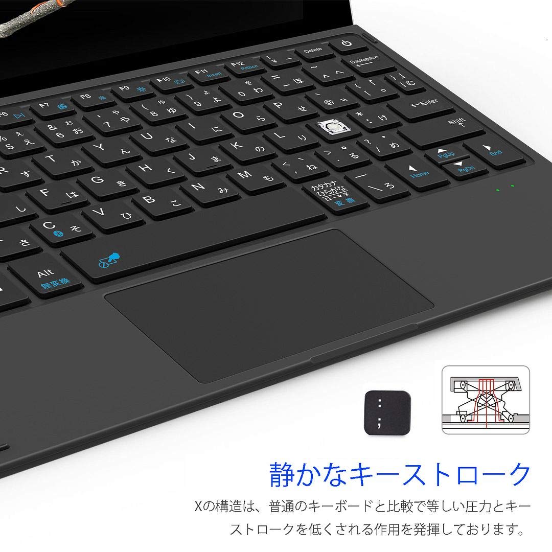 楽天市場】Arteck マイクロソフト Surface Go タイプ カバー