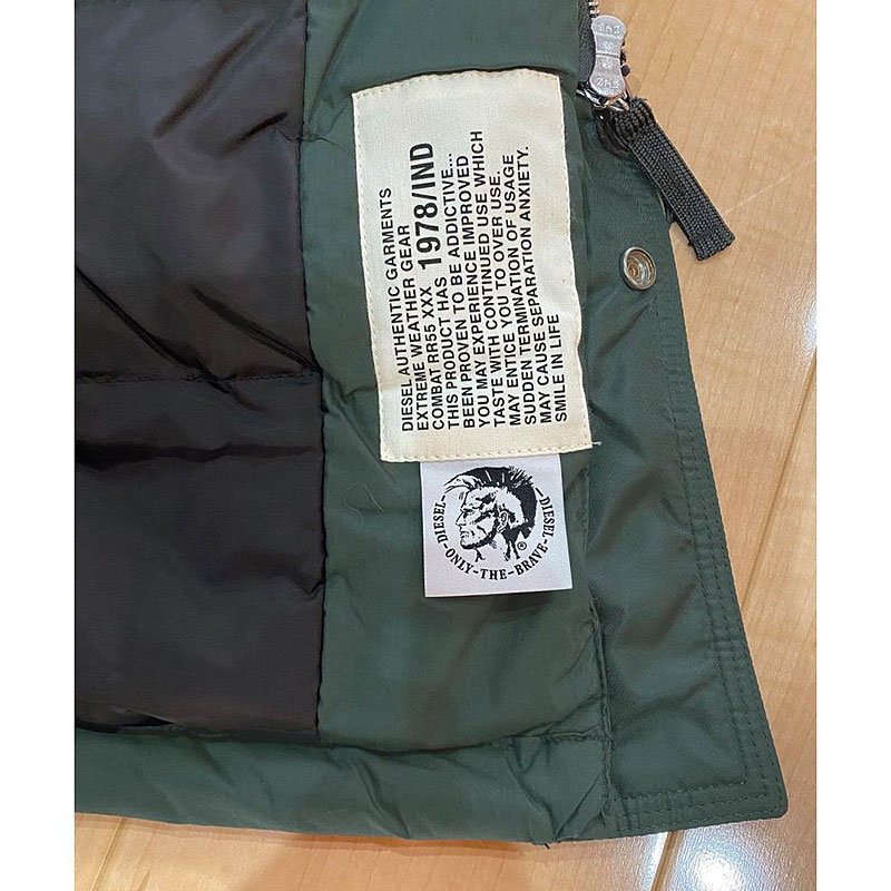 楽天市場】送料無料 DIESEL ディーゼル モッズコート 中綿コート