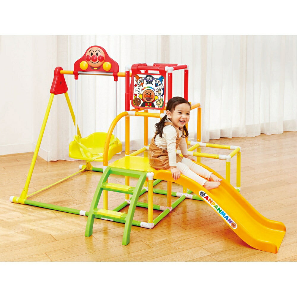 楽天市場】うちの子天才 アンパンマン ブランコパークdx 折りたたみの通販