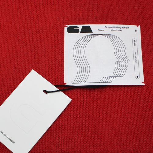 楽天市場】GADIDANONIEM ガディッドアノニム OLOF マフラー レッド