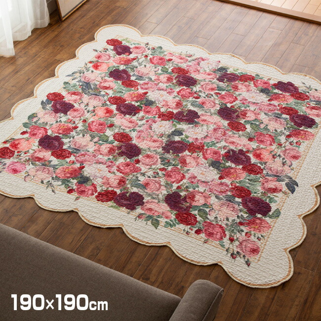 楽天市場】ラグ 薔薇の通販