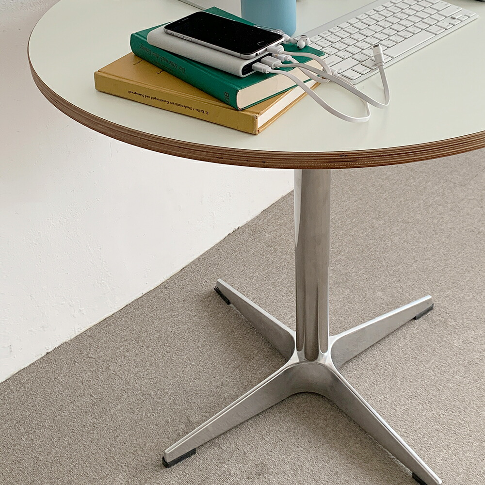 楽天市場】O'gre オグレ シラカバHPLホマイカ円形テーブル 韓国