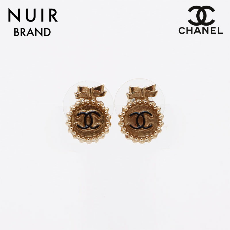 楽天市場】シャネル CHANEL A14V ココマーク ピアス ゴールド WS9559