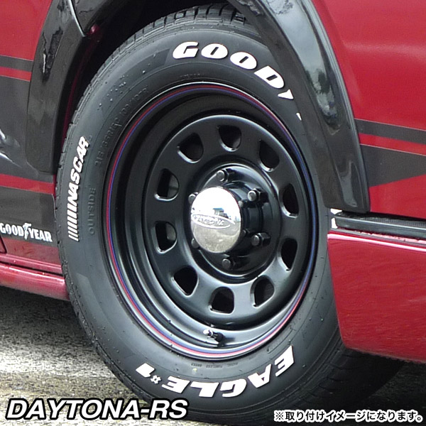 楽天市場】【1本組】200系 ハイエース タイヤホイールセット Daytona
