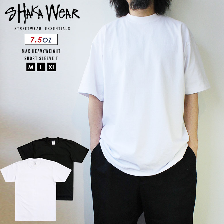 楽天市場】SHAKA WEAR 7.5 OZ MAX HEAVYWEIGHT SHORT SLEEVE TEE 半袖