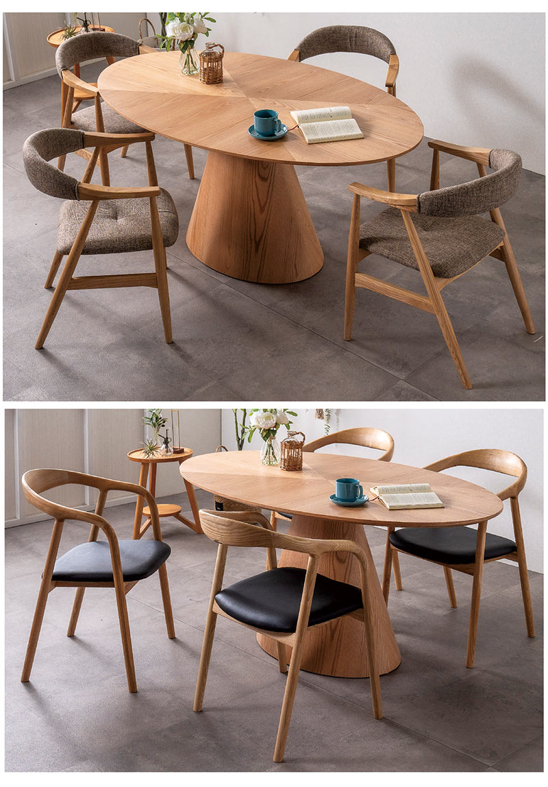 楽天市場】北欧 ダイニングテーブル 楕円 165cm 4人掛け オーバル