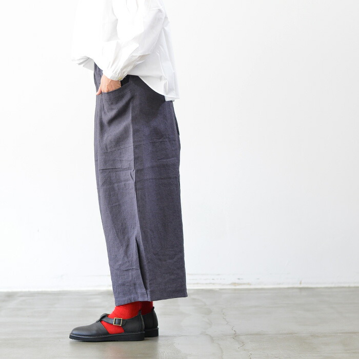 slon square linenポケット付きタックパンツ 楽天市場】【再入荷
