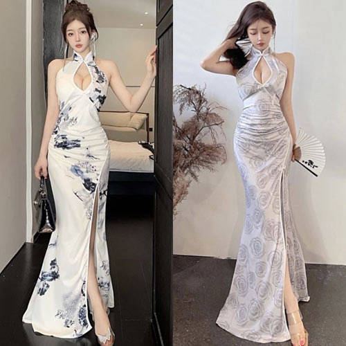 楽天市場】M&Lサイズ「大胆スリットマキシ丈フレアーパイピング