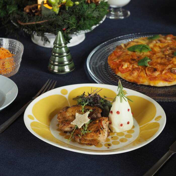 楽天市場】アラビア スンヌンタイ オーバルプレート 22×25cm / ARABIA