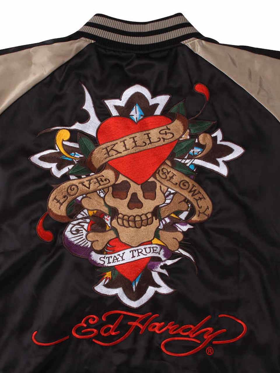 楽天市場】スカジャン ED HARDY 大きいサイズ メンズ エドハーディ