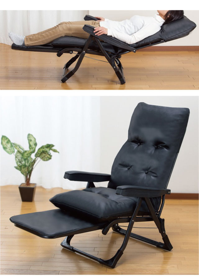 楽天市場】リクライニングチェア アームチェア 日本製 完成品