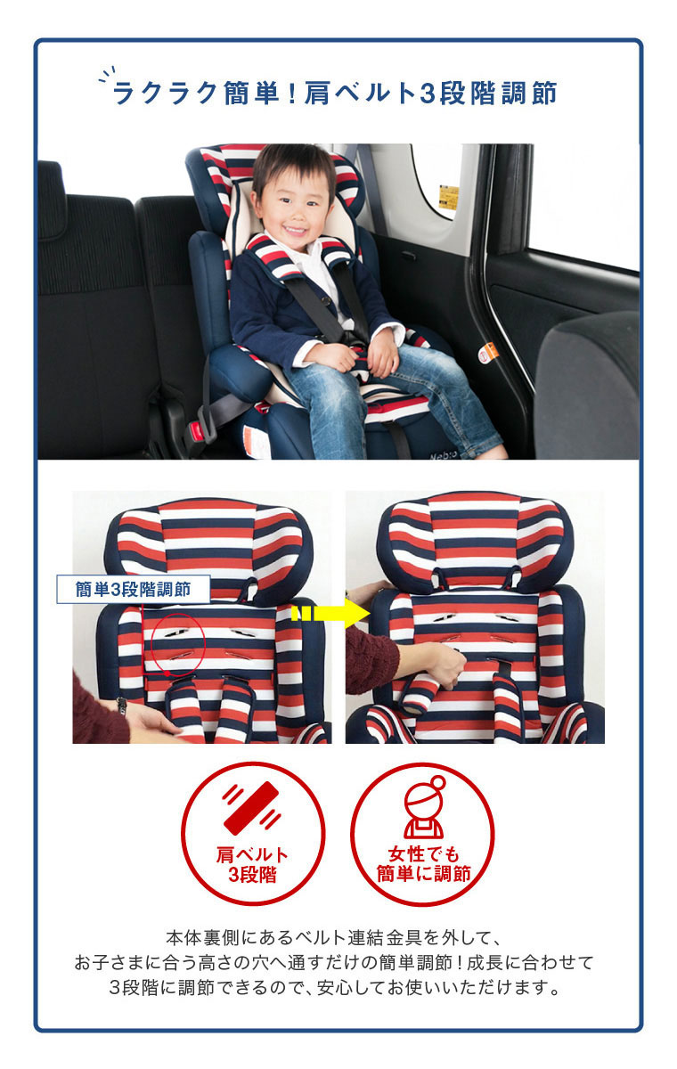 楽天市場】Nebio ネビオ ジュニアシート ポップピット PoPPit