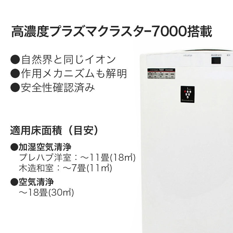 楽天市場】中古 加湿空気清浄機 SHARP シャープ プラズマクラスター