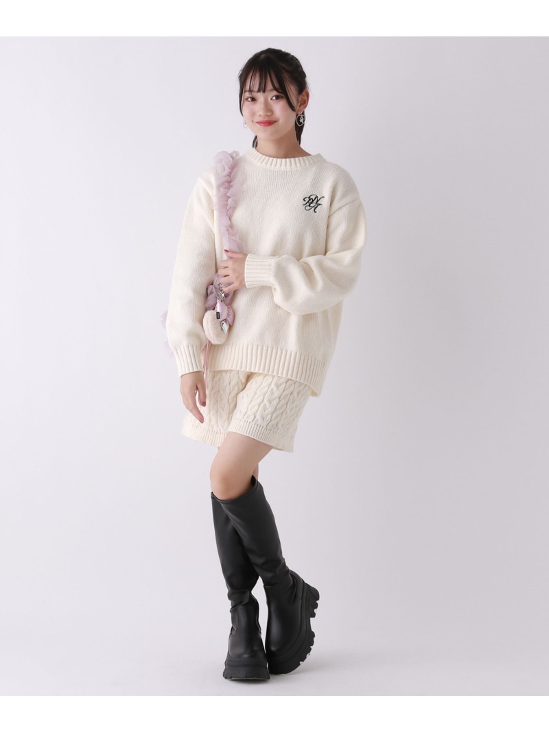 楽天市場】【SALE／50%OFF】ケーブルニットセットアップ repipi