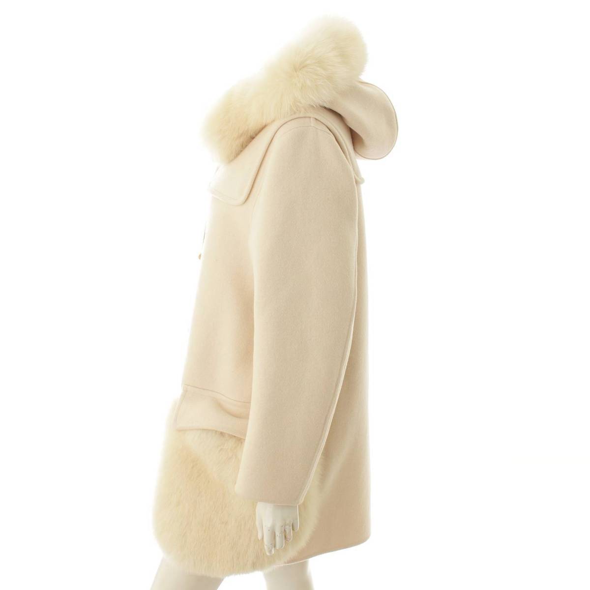 楽天市場】【ドゥロワー】DRAWER フォックスファー ダッフルコート