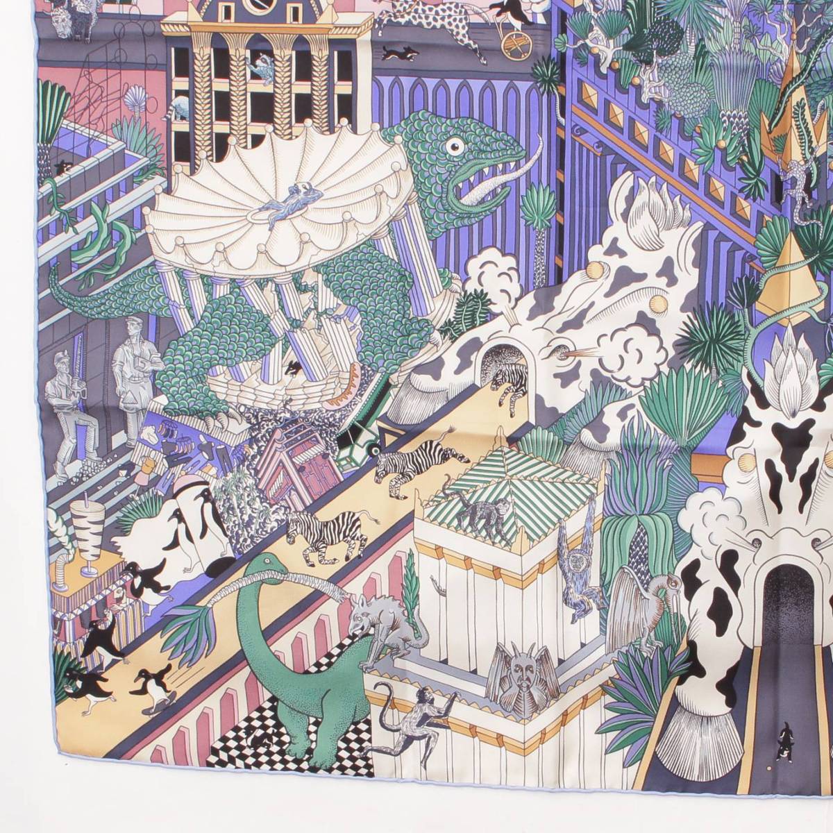 楽天市場】【エルメス】Hermes カレ90 シルクスカーフ ANIMA POLIS