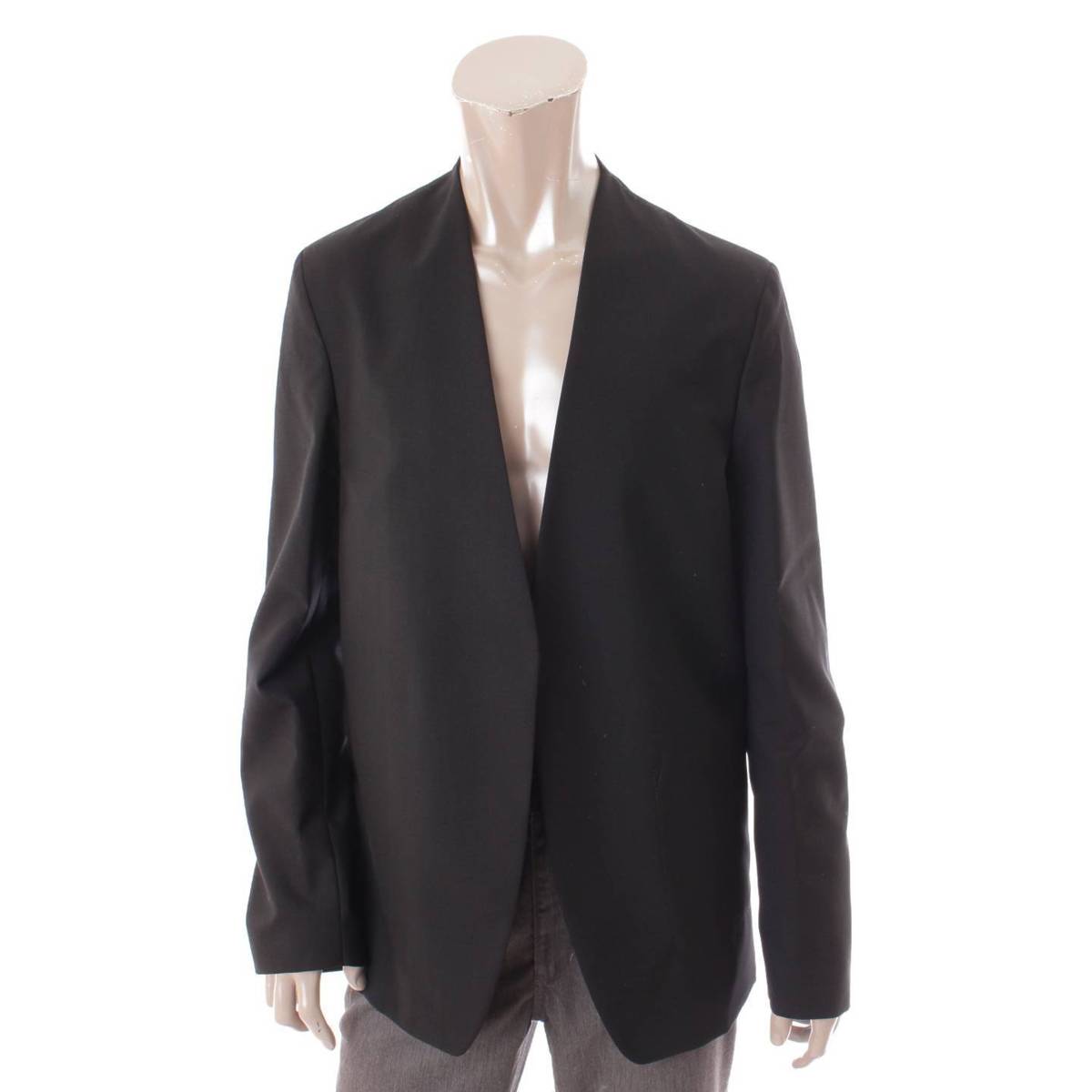 新品未使用Maison Margiela ノーカラージャケット ブラック 44Maison