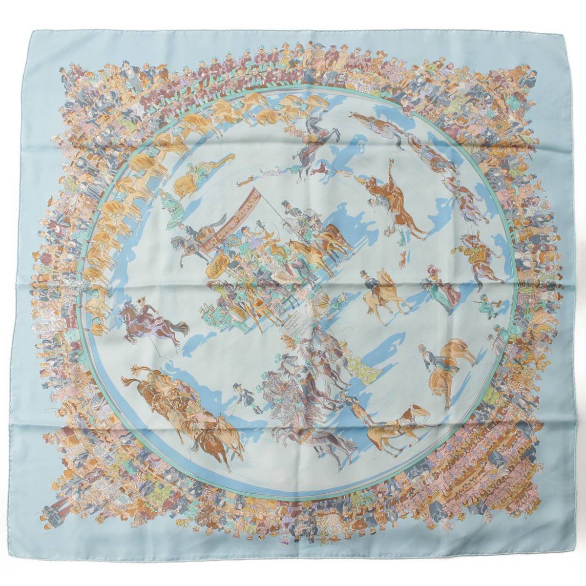 楽天市場】【エルメス】Hermes カレ90 シルクスカーフ CIRQUE MOLIER