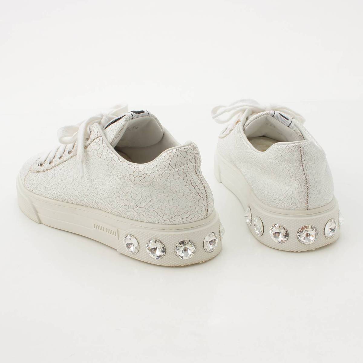 楽天市場】【ミュウミュウ】Miu Miu ロゴ クリスタル クラック加工