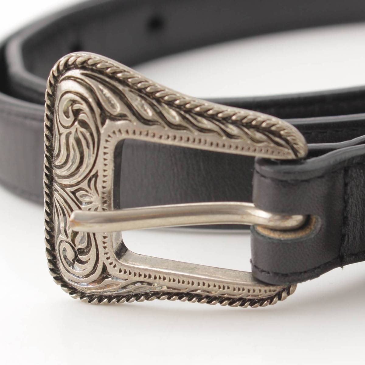 楽天市場】【サンローラン】SAINT LAURENT ウェスタン バックル レザー