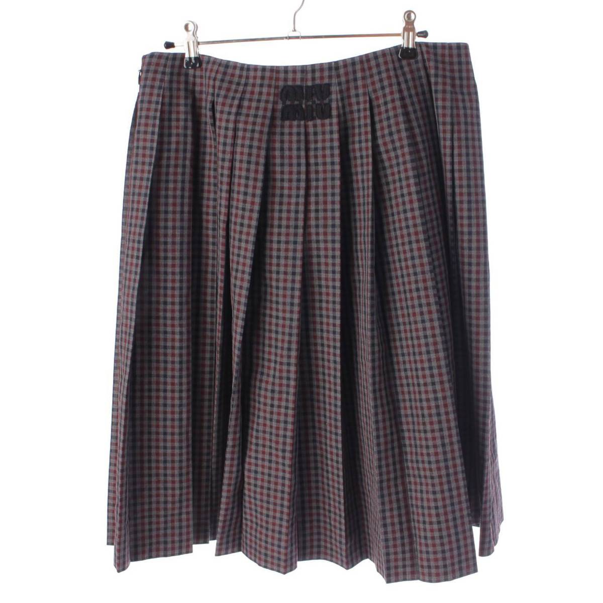 楽天市場】【ミュウミュウ】Miu Miu 23SS ウール ギンガムチェック