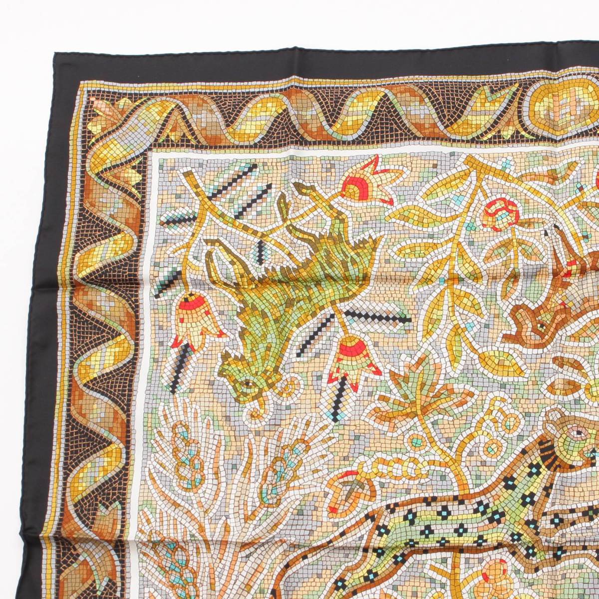 楽天市場】【エルメス】Hermes カレ90 PAVEMENT ペイヴメント シルク