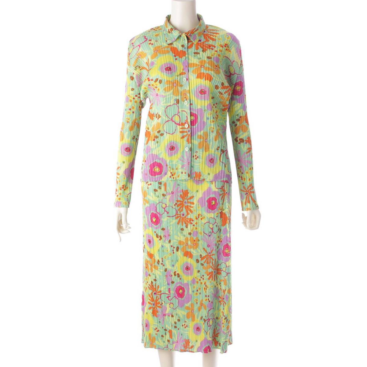 楽天市場】【イッセイミヤケ】Issey miyake プリーツプリーズ 花柄