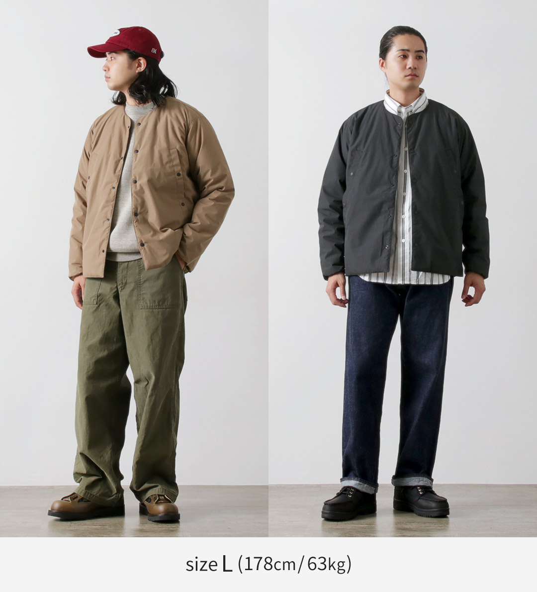 楽天市場】NANGA（ナンガ） 別注 HINOC ヒノック ダウンカーディガン